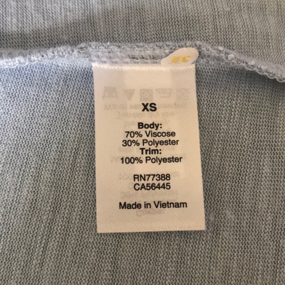 💖MEGA SALE💖J. CREW Women’s Shirt with Trim Light Blue ALSU00208 - Picture 6 of 7